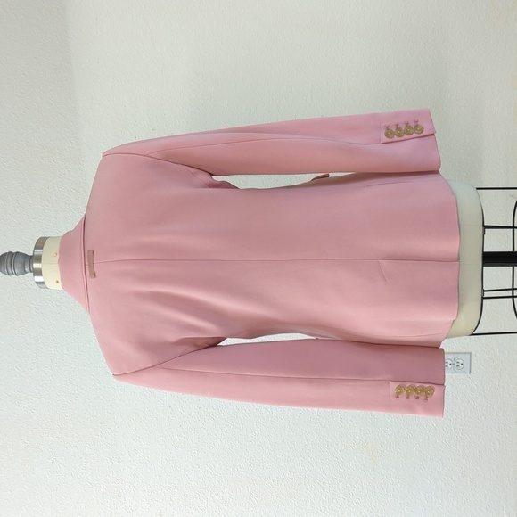 Elizabeth & James Carson One Button Single Breasted Blazer Pink 2 Business work - Picture 4 of 9